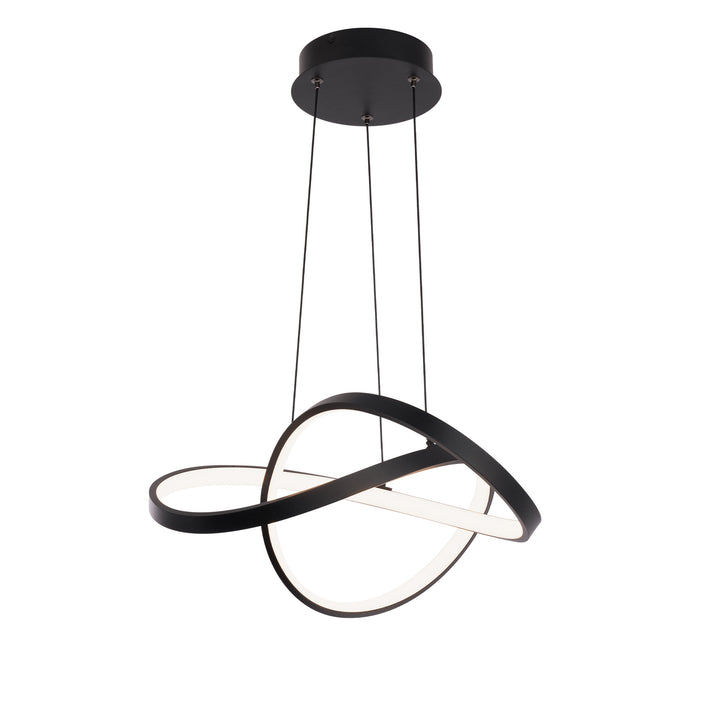 Vornado Chandelier 3000K in Black by WAC Lighting