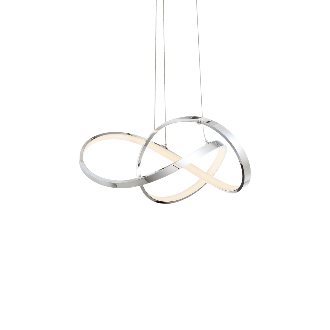 Vornado Chandelier 3000K in Chrome by WAC Lighting