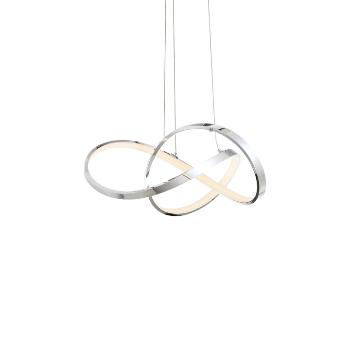 Vornado Chandelier 3000K in Chrome by WAC Lighting