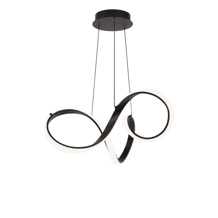 Vornado Chandelier 3000K in Black by WAC Lighting