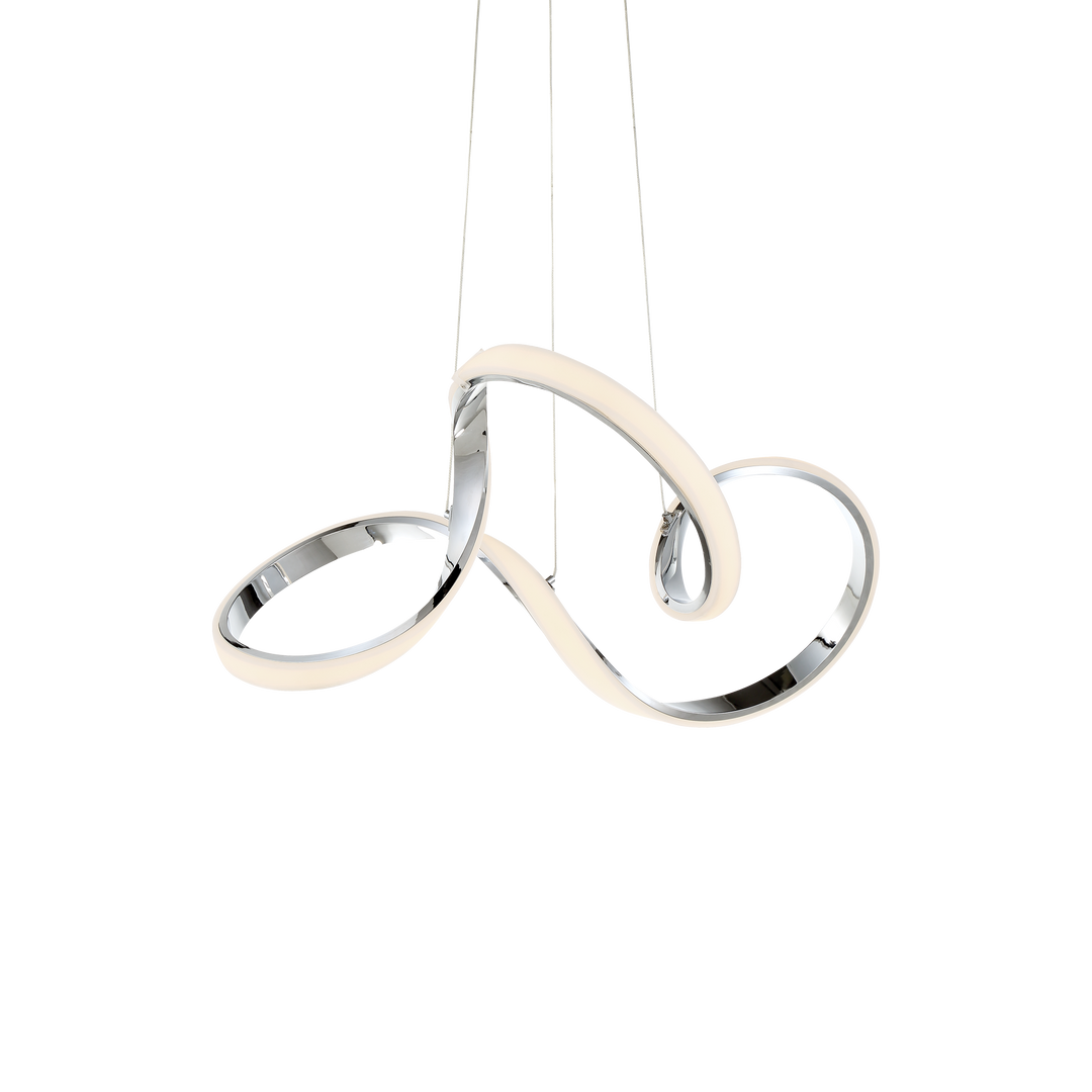 Vornado Chandelier 3000K in Chrome by WAC Lighting
