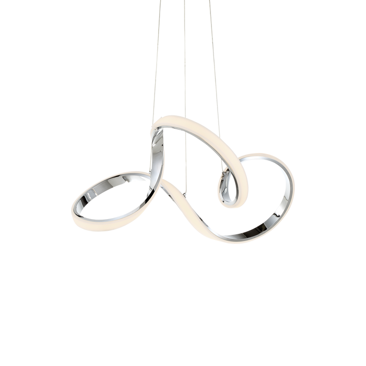 Vornado Chandelier 3000K in Chrome by WAC Lighting