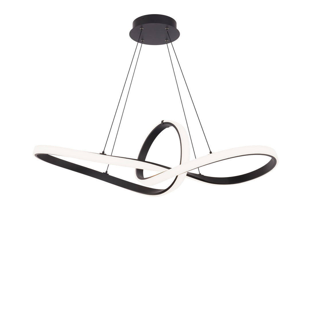 Vornado Chandelier 3000K in Black by WAC Lighting