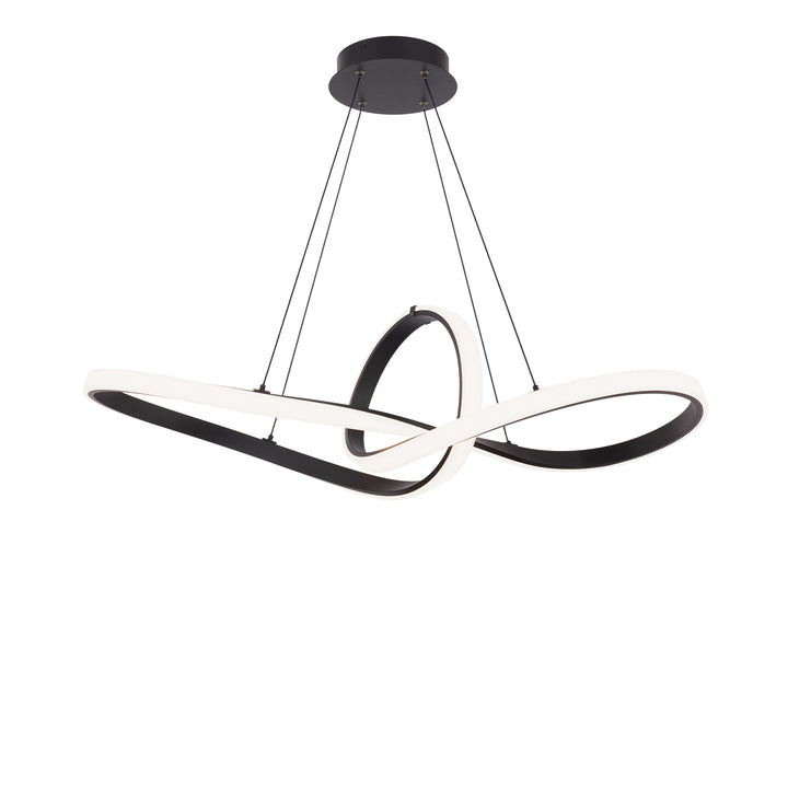Vornado Chandelier 3000K in Black by WAC Lighting