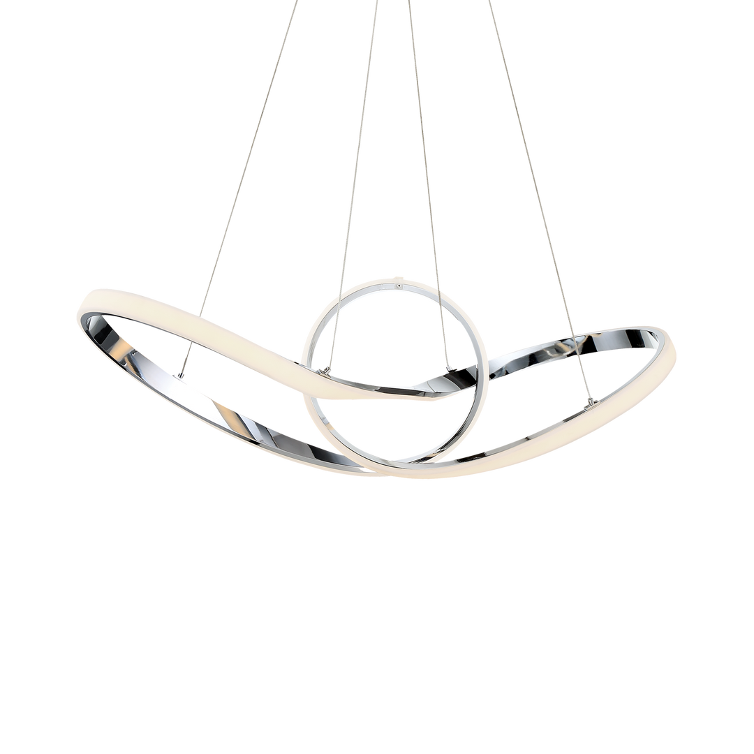 Vornado Chandelier 3000K in Chrome by WAC Lighting