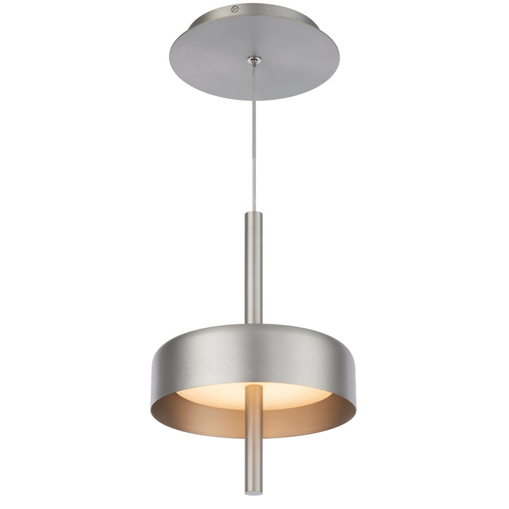 Pierce Mini Pendant 3000K in Brushed Nickel by WAC Lighting