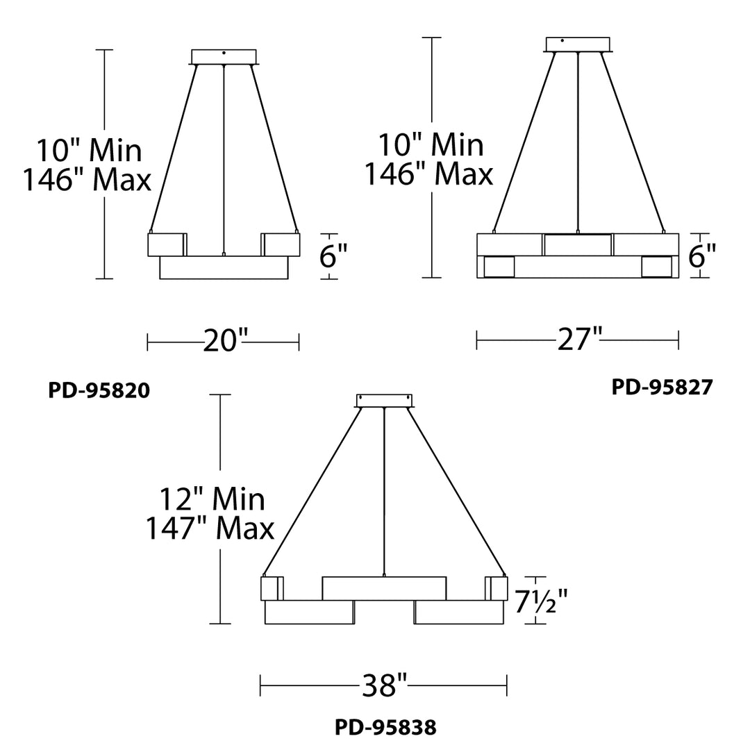 Trap Pendant 3000K by WAC Lighting - view 5