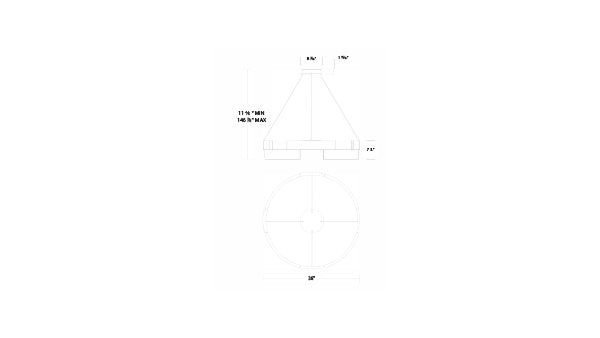 Trap Pendant 3000K by WAC Lighting - view 6