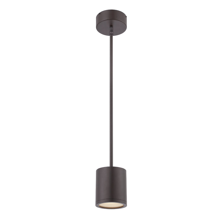 Tube Pendant Downlight Ceiling Mount 3000K in Black by WAC Lighting