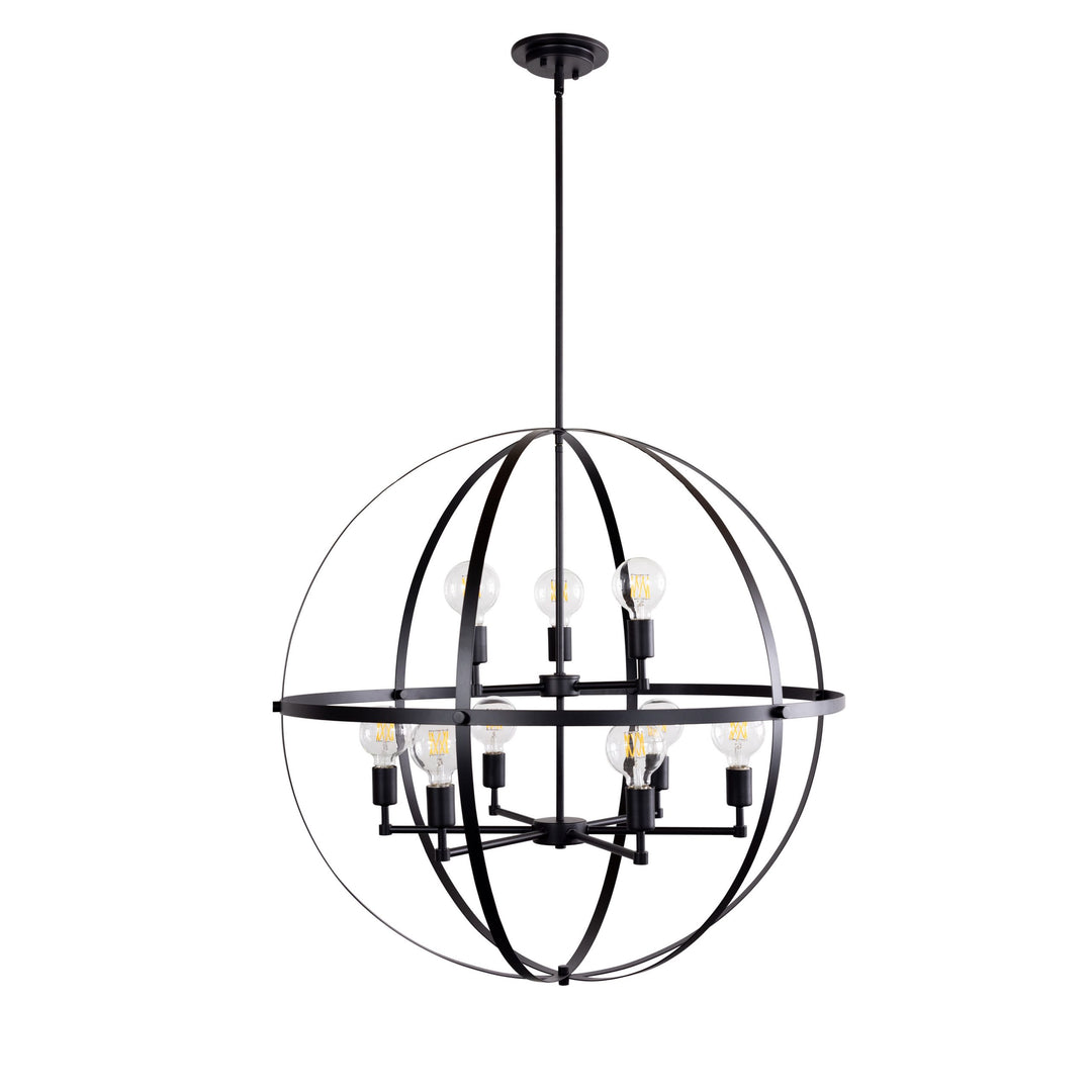 Cortland Pendant, 9-Light, by Russell