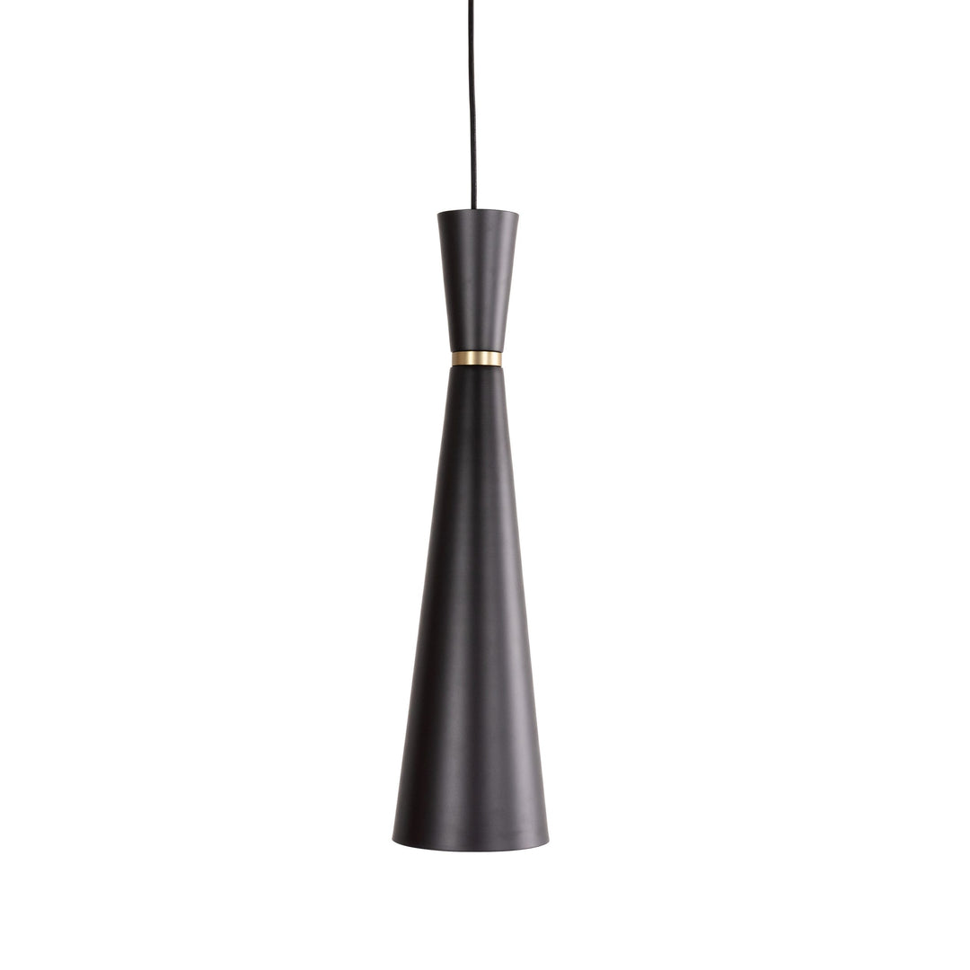 Konic Pendant in Black and Soft Gold by Russell