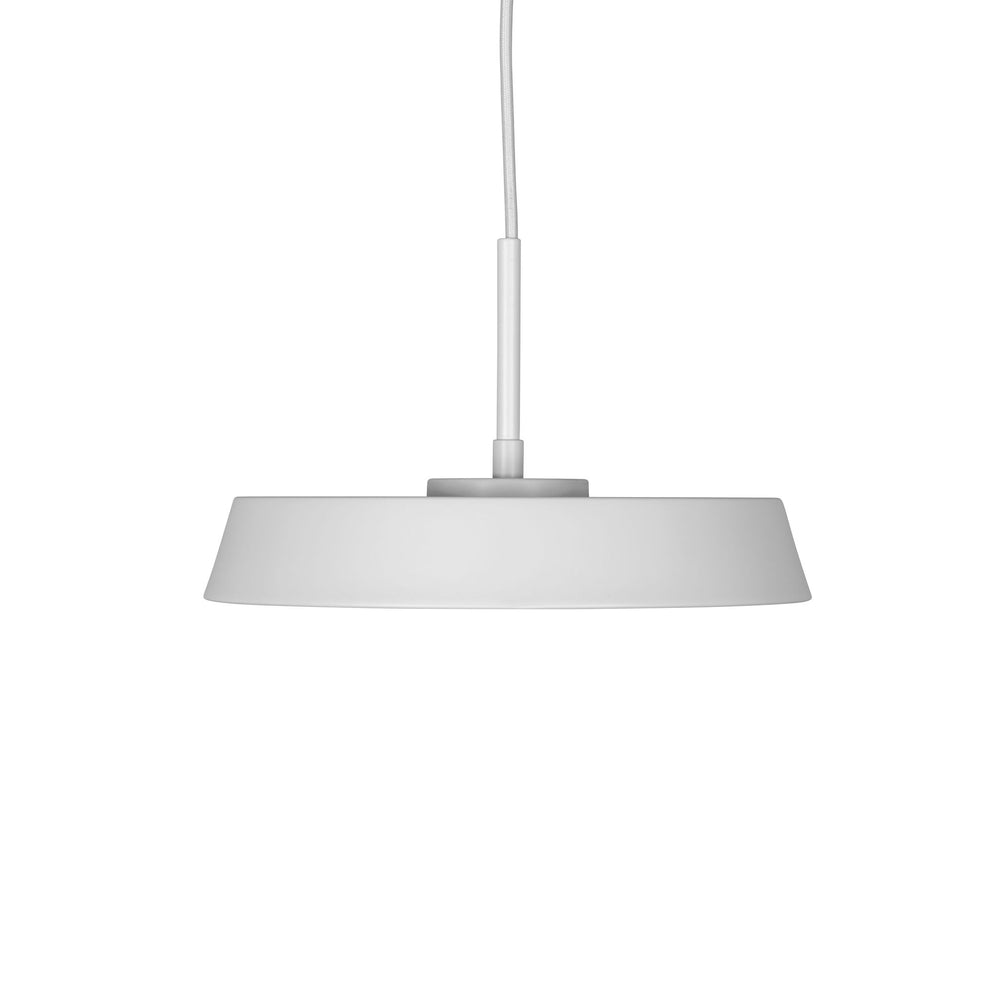 Leeds LED Pendant in White and Soft Gold by Russell