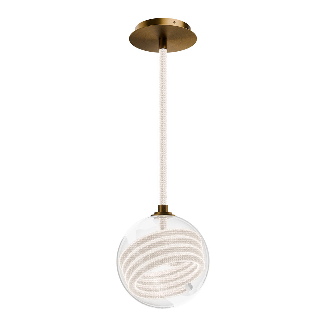 Roper Pendant 4CCT in Aged Brass by WAC Lighting