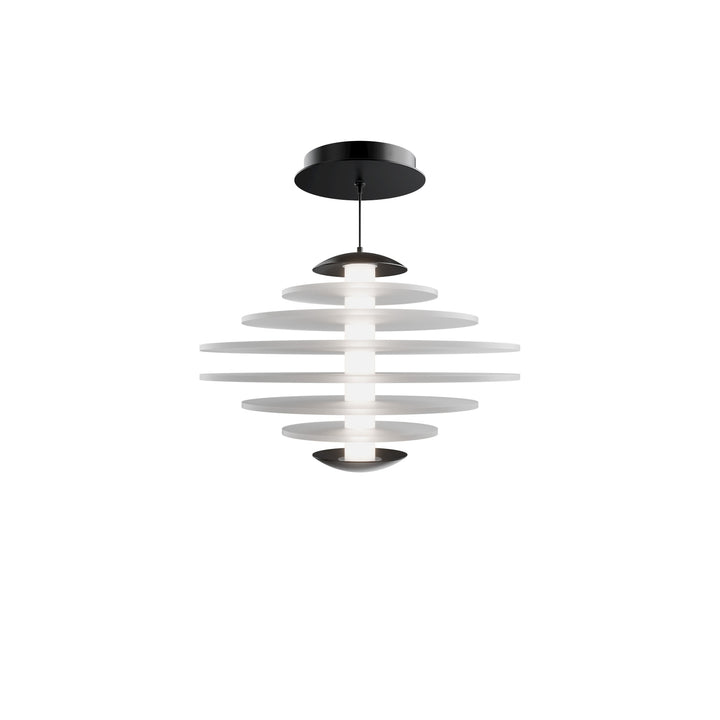 Loopey Pendant 4CCT in Black by WAC Lighting