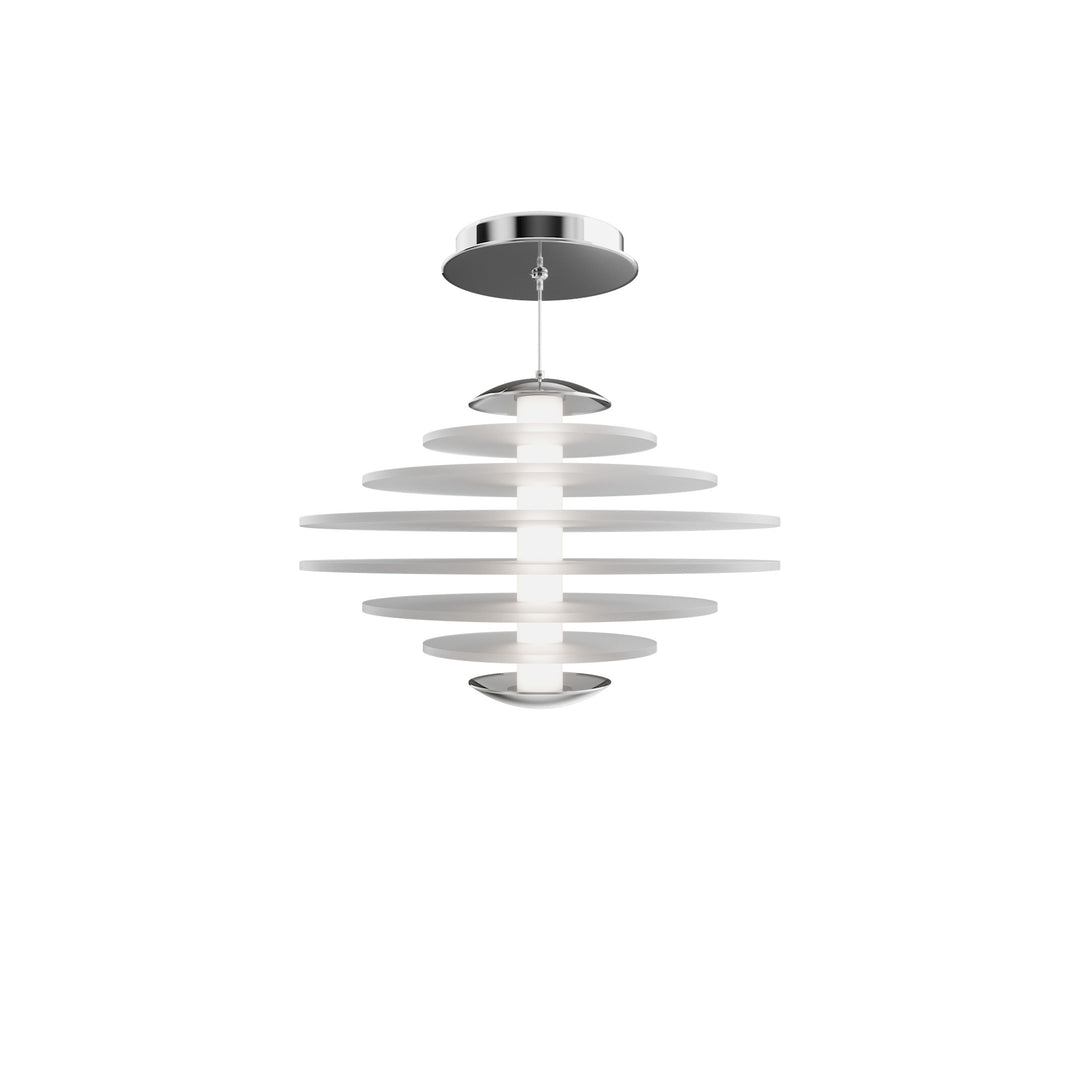 Loopey Pendant 4CCT in Chrome by WAC Lighting
