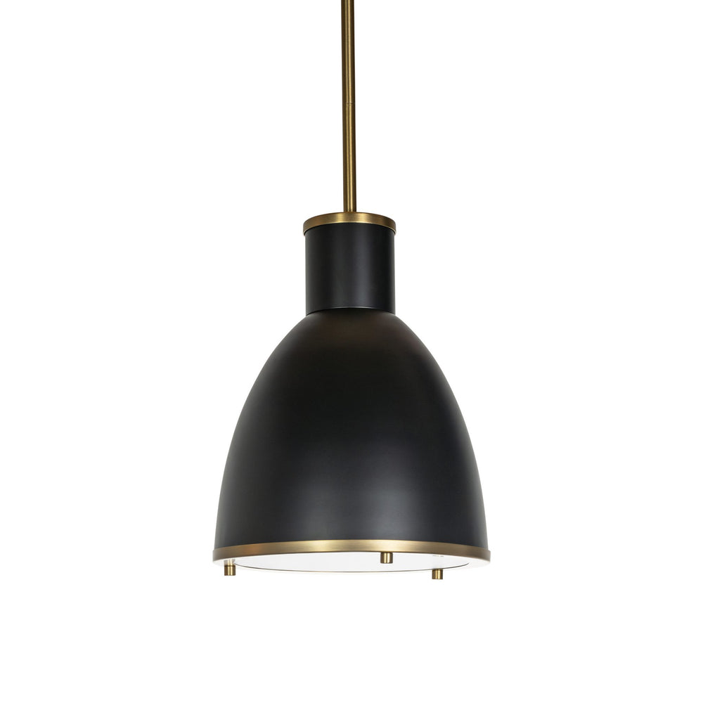 Percussion Pendant in Black and Soft Gold by Russell