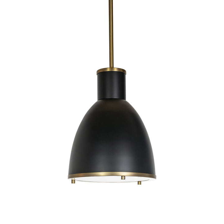 Percussion Pendant in Black and Soft Gold by Russell