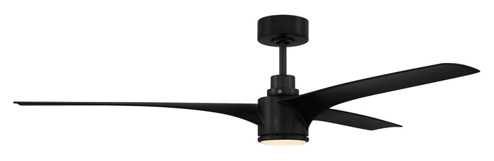 Phoebe Ceiling Fan in Flat Black by Craftmade