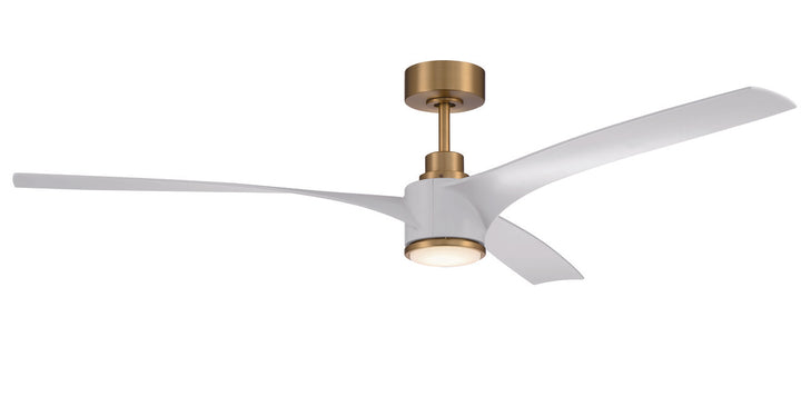 Phoebe Ceiling Fan in Satin Brass by Craftmade
