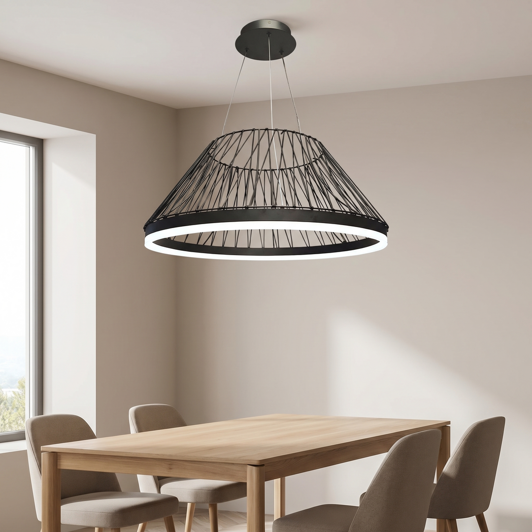 Philomene 30W 5CCT Pendant by Dainolite - view 2