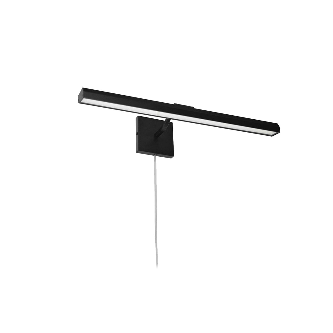 Leonardo 30W Picture Light in Black by Dainolite