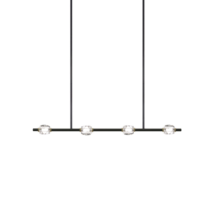Diamante Crystal Linear in Oxide Black w/Brass by Zeev