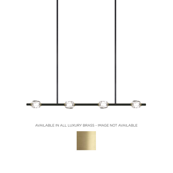 Diamante Crystal Linear in Luxury Brass by Zeev