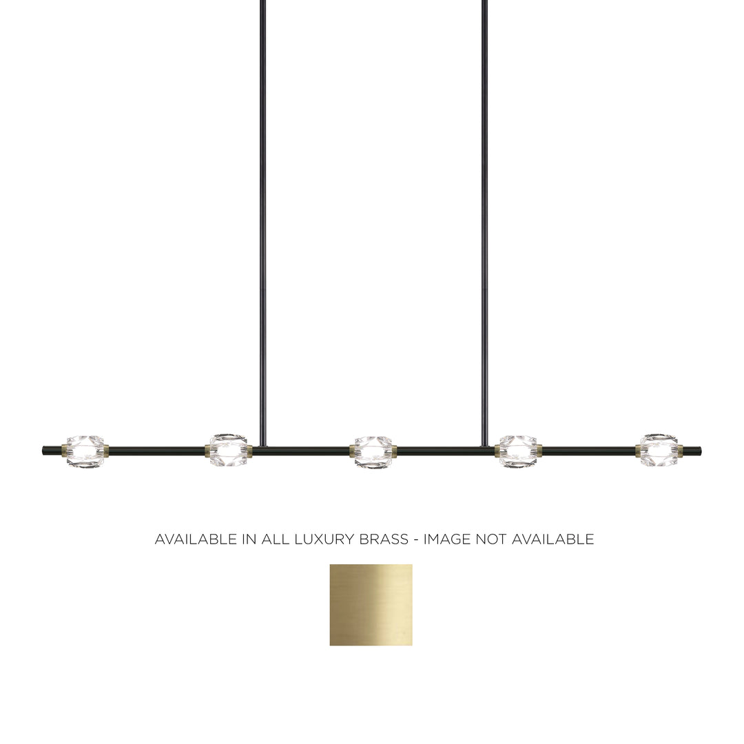 Diamante Crystal Linear in Luxury Brass by Zeev