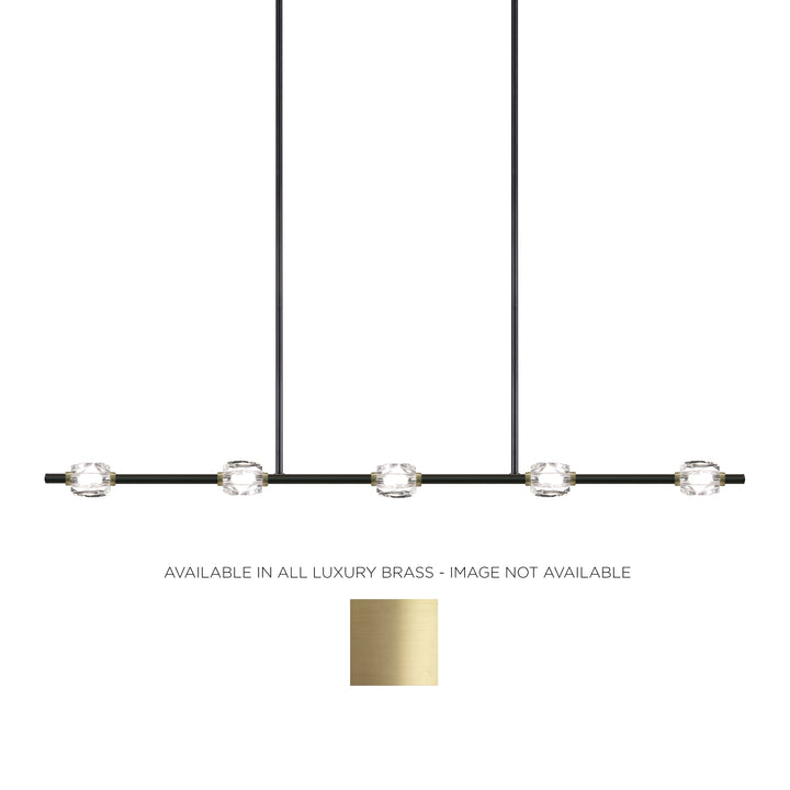 Diamante Crystal Linear in Luxury Brass by Zeev