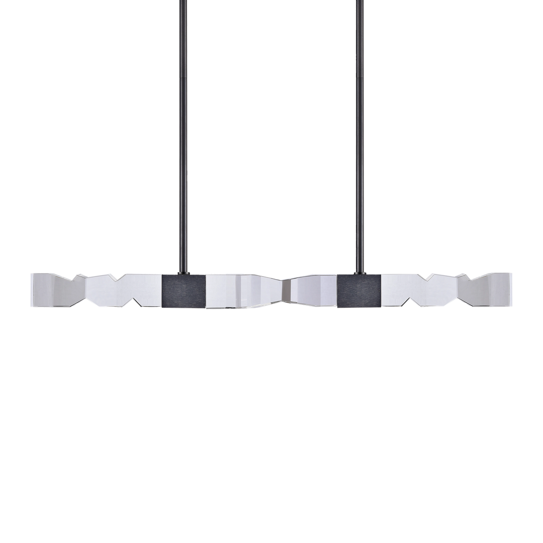 Mamadim Crystal Linear in Satin Brushed Black by Zeev