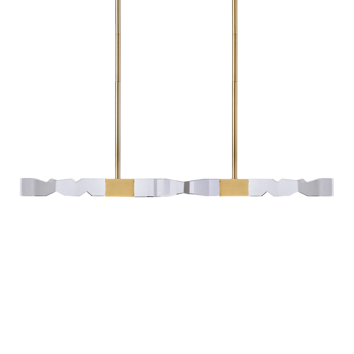 Mamadim Crystal Linear in Aged Brass by Zeev