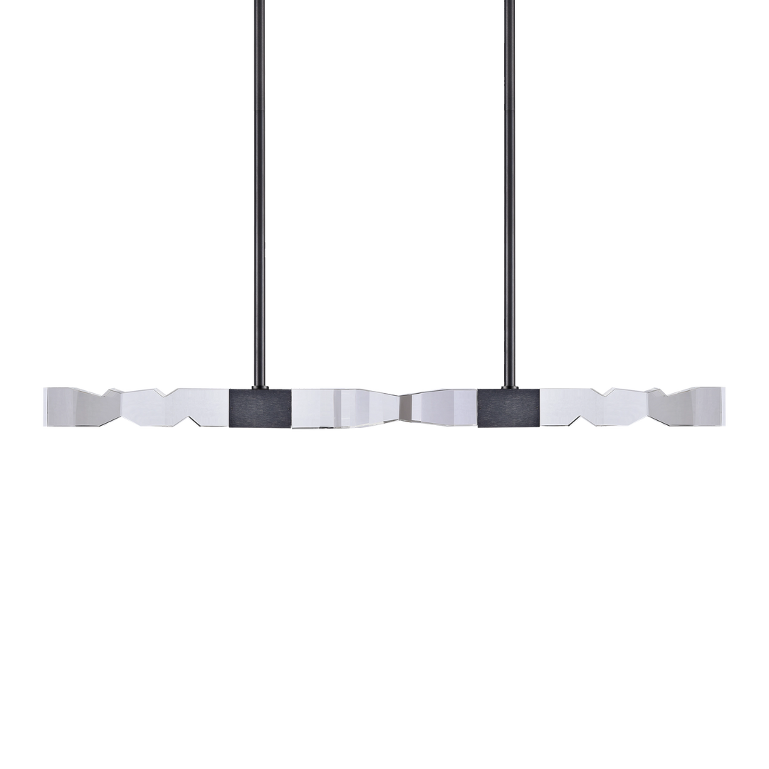 Mamadim Crystal Linear in Satin Brushed Black by Zeev