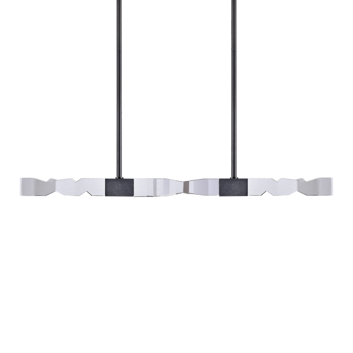 Mamadim Crystal Linear in Satin Brushed Black by Zeev
