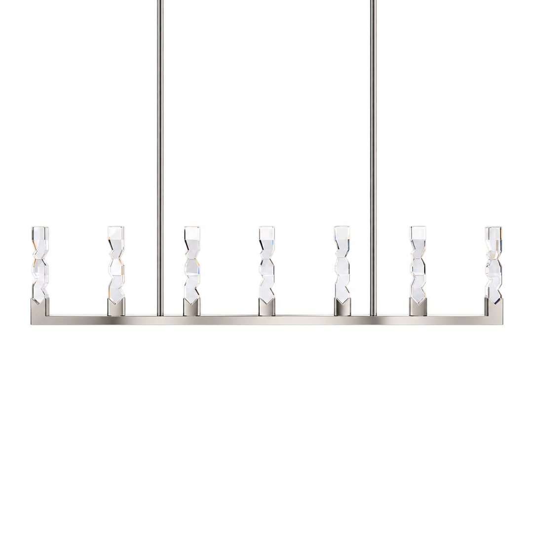 Mamadim Crystal Linear in Polished Nickel by Zeev