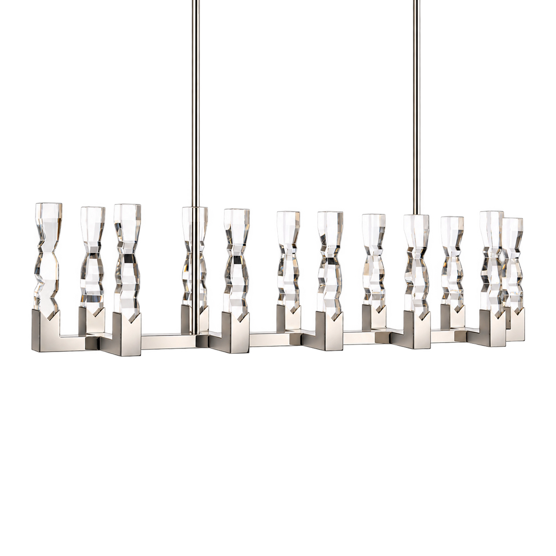 Mamadim Crystal Linear in Polished Nickel by Zeev