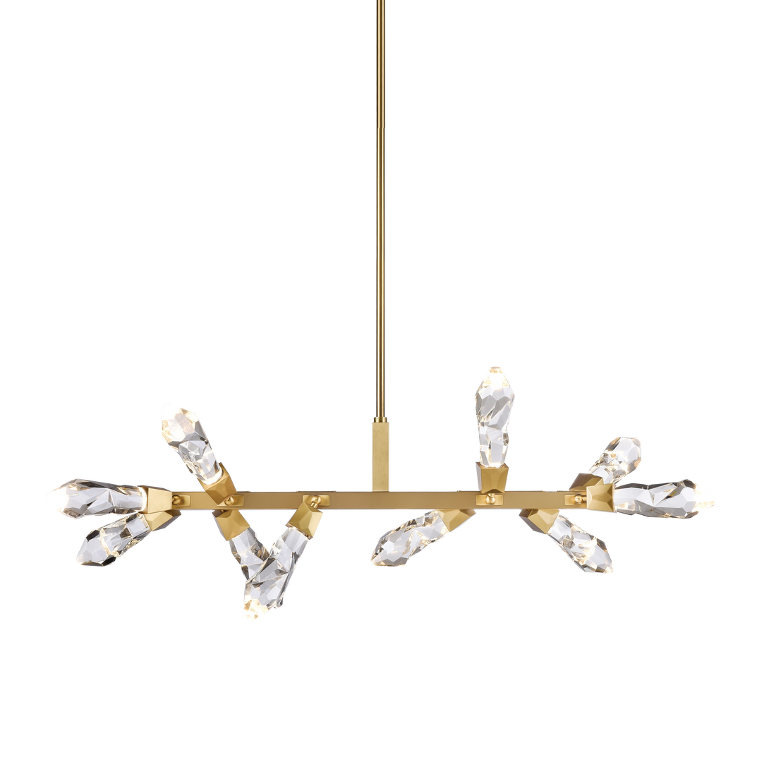 Angelus Crystal Linear in Aged Brass by Zeev