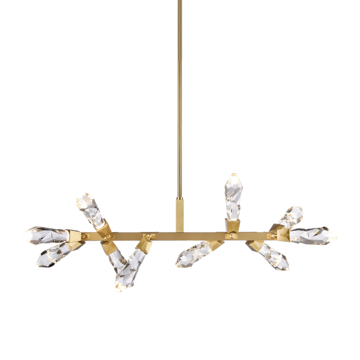 Angelus Crystal Linear in Aged Brass by Zeev