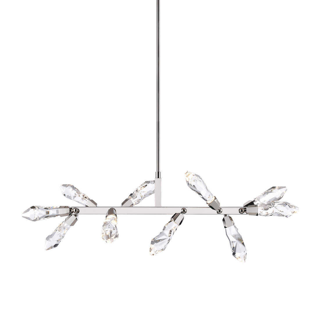 Angelus Crystal Linear in Polished Nickel by Zeev