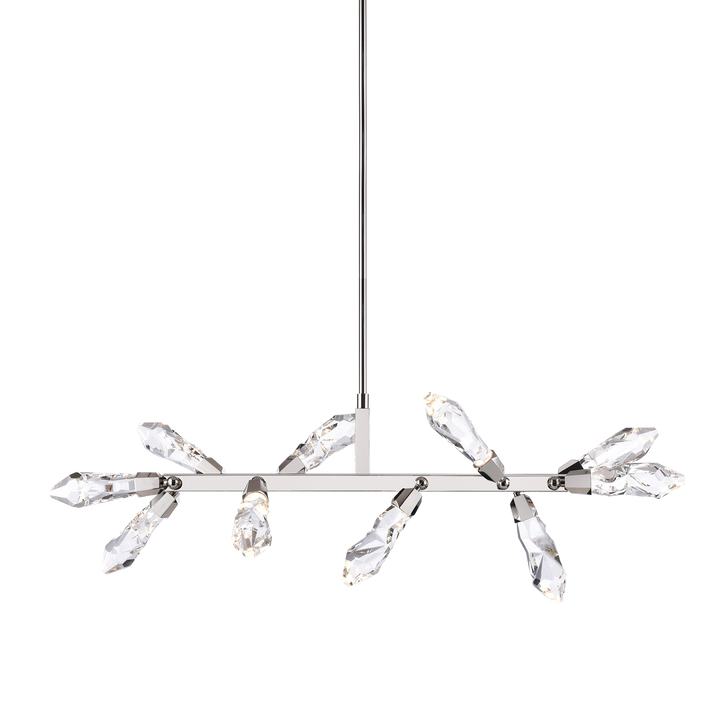 Angelus Crystal Linear in Polished Nickel by Zeev