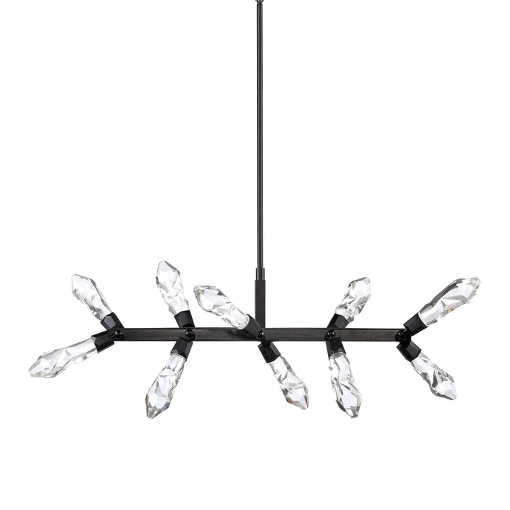 Angelus Crystal Linear in Satin Brushed Black by Zeev