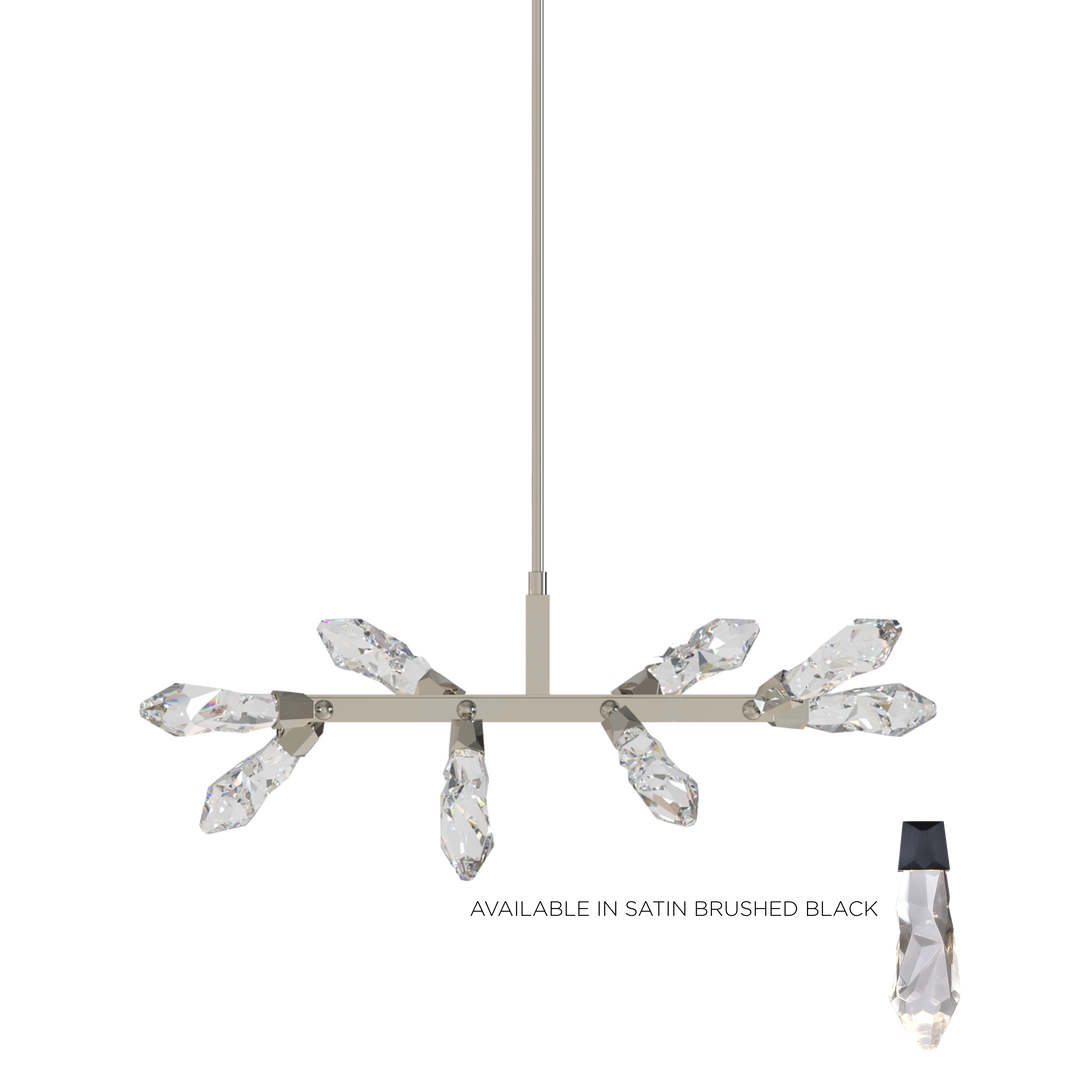 Angelus Crystal Linear in Satin Brushed Black by Zeev