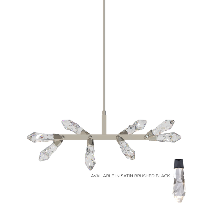 Angelus Crystal Linear in Satin Brushed Black by Zeev