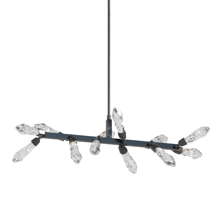 Angelus Crystal Linear in Satin Brushed Black by Zeev
