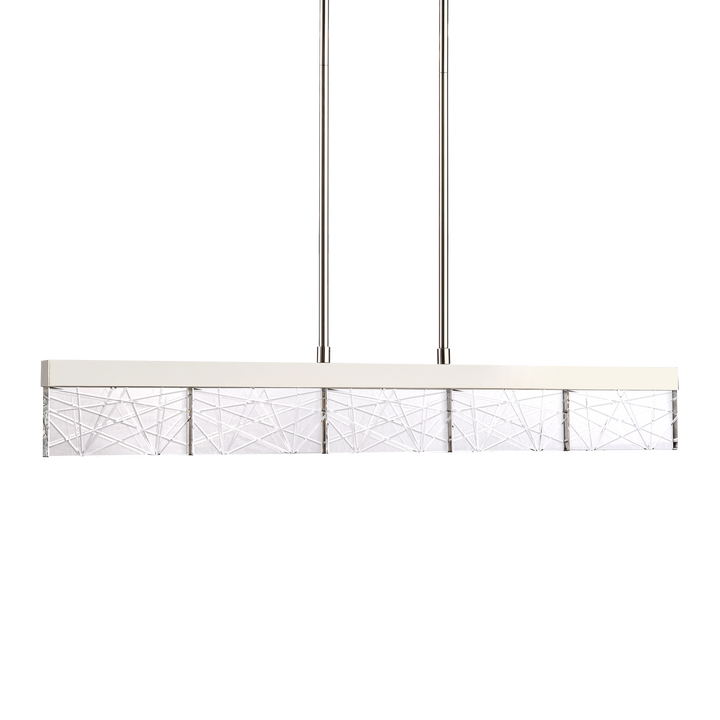 Lucus Sleek Crystal Linear in Polished Nickel by Zeev