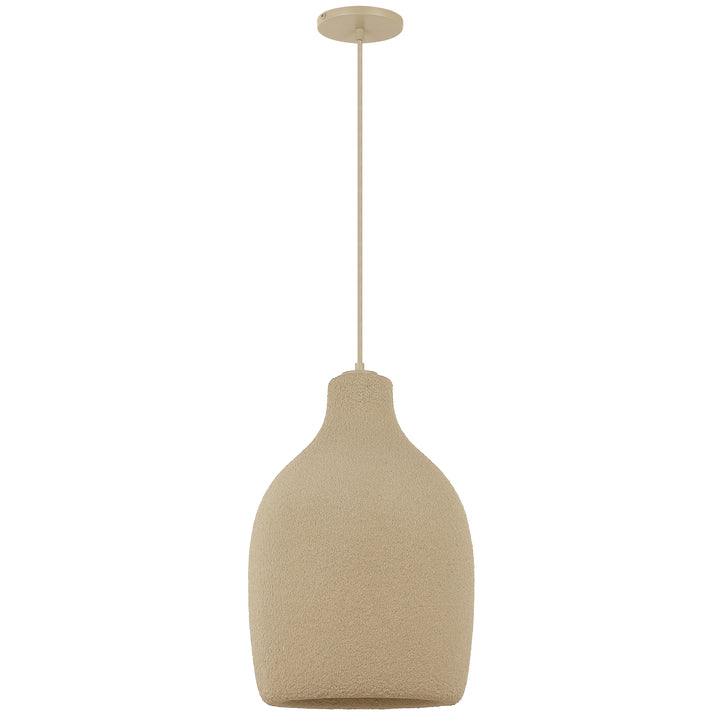 Polaris 1 Light Pendant in Matte Beige by Dainolite