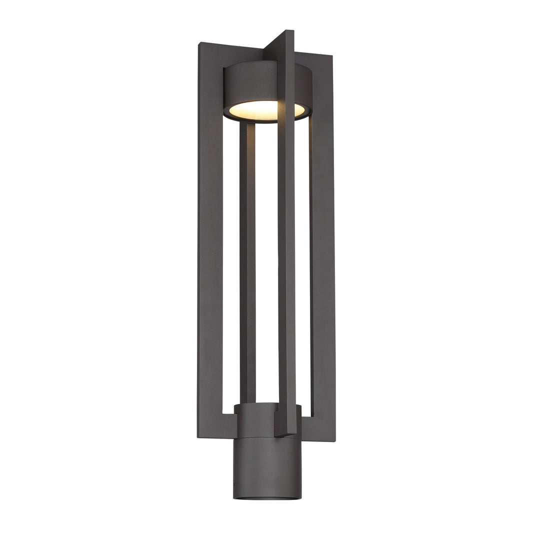 Chamber Post Mount 3000K in Black by WAC Lighting