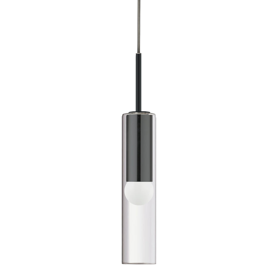 Palmer 1 Light Incandescent Pendant in Black by Dainolite