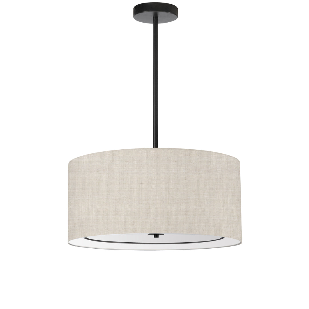Porscha 4 Light Incandescent Pendant in Matte Black by Dainolite