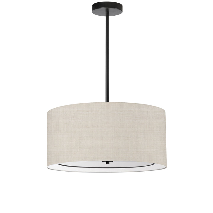 Porscha 4 Light Incandescent Pendant in Matte Black by Dainolite