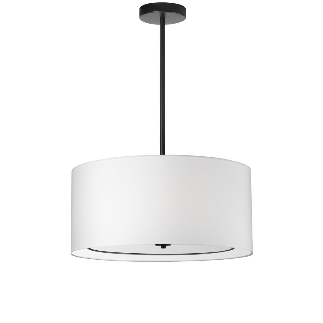 Porscha 4 Light Incandescent Pendant in Black by Dainolite